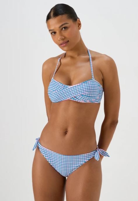Matalan BNWT x 2 twisted bandeau padded bikini size 20 summer (388/461)