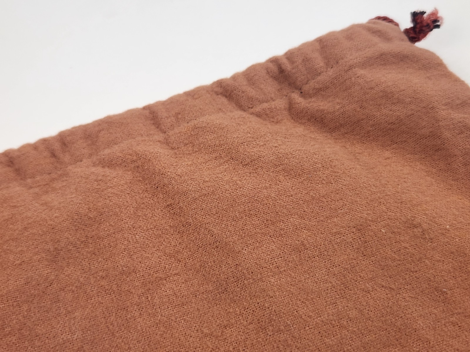 Authentic Loewe Dust Bag ONLY Drawstring 14.5 x 15.5″ Logo Brown Storing Closure