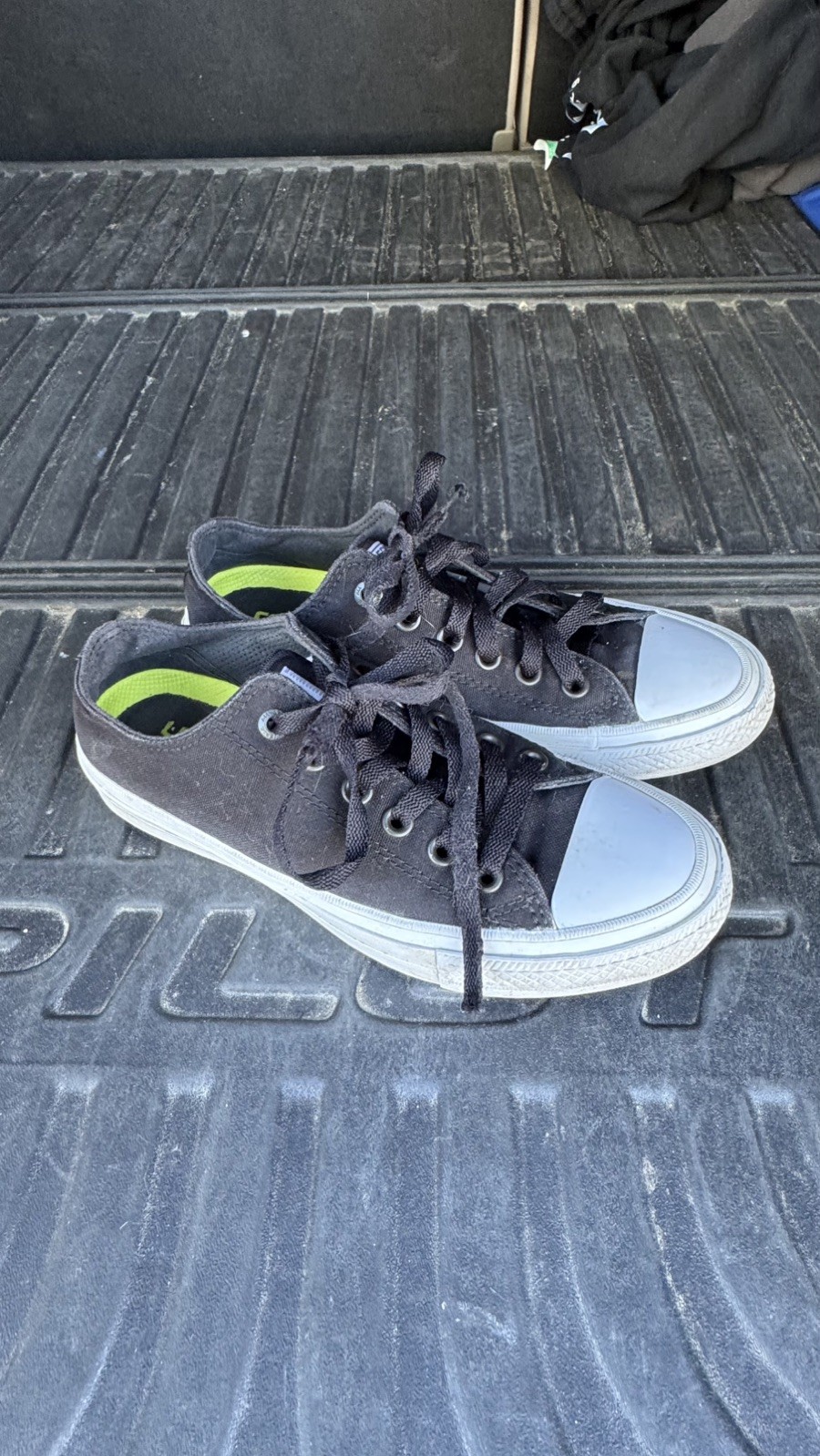 Converse Chuck Taylor Black White All Star II Lunarlon Shoes Women 7.5/ men 5.5