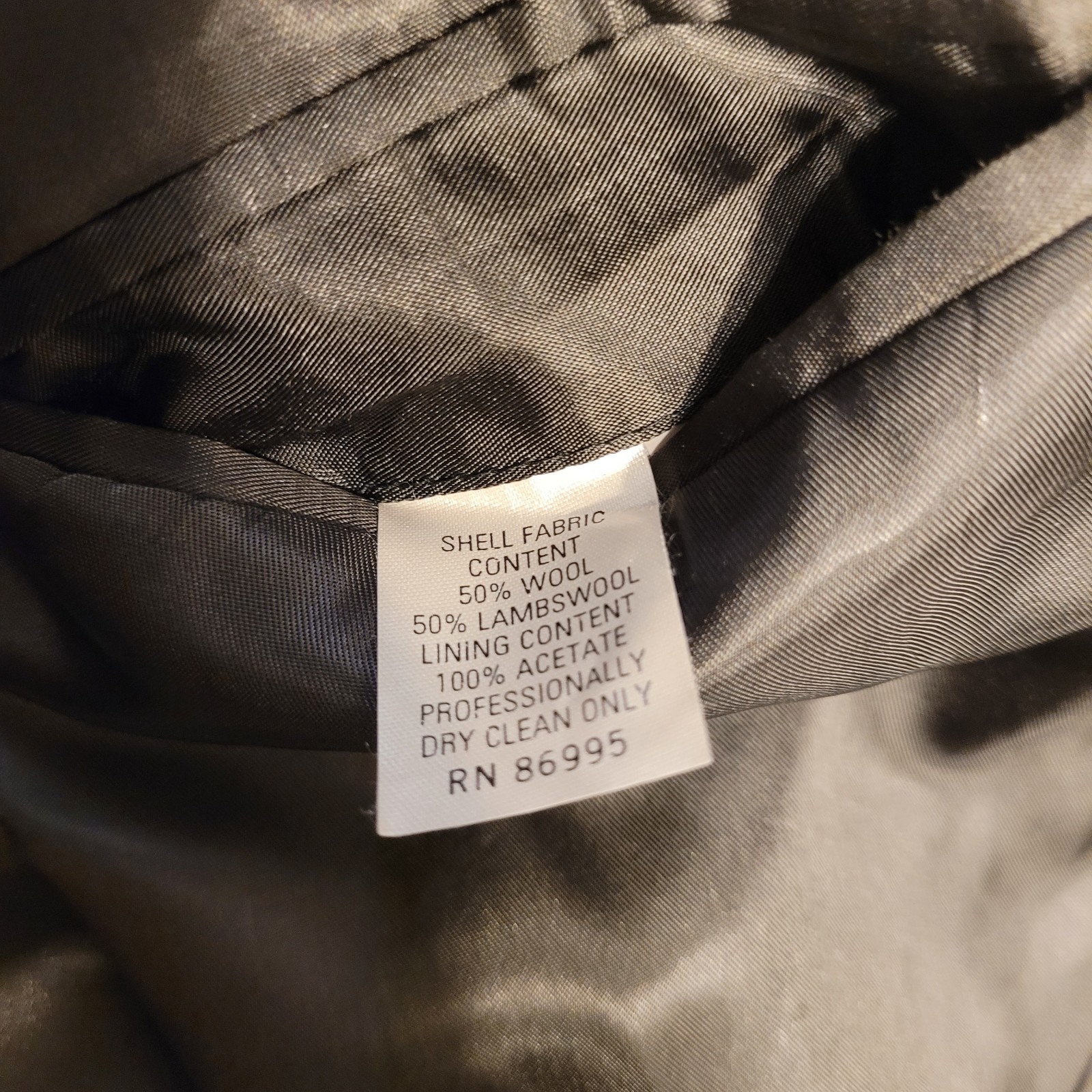 Yorkshire & Hill 46L Brown Tweed Wool Sport Coat Herringbone