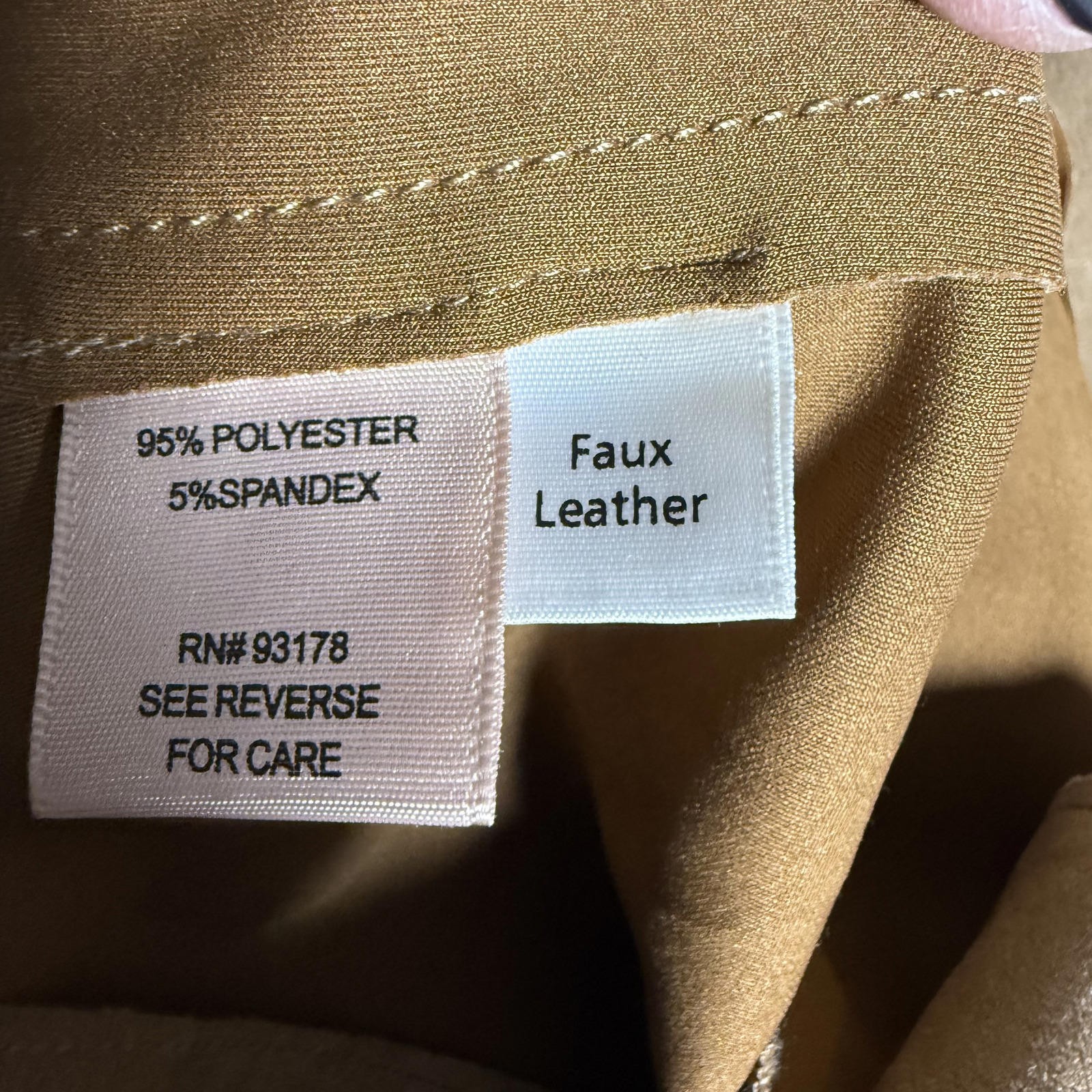 Philosophy Faux Suede Tan Trench Coat with Belt SZ M. Y2K Trendy Career wear