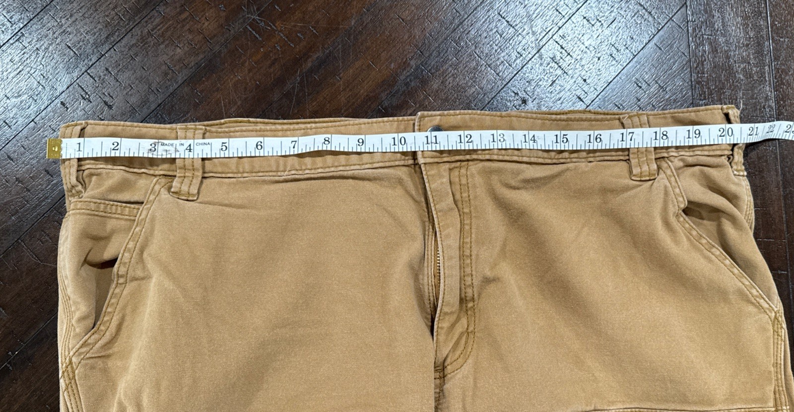 Carhartt Pants Mens 42×30 Relaxed Fit Double Knee Utility 102802 Light Brown
