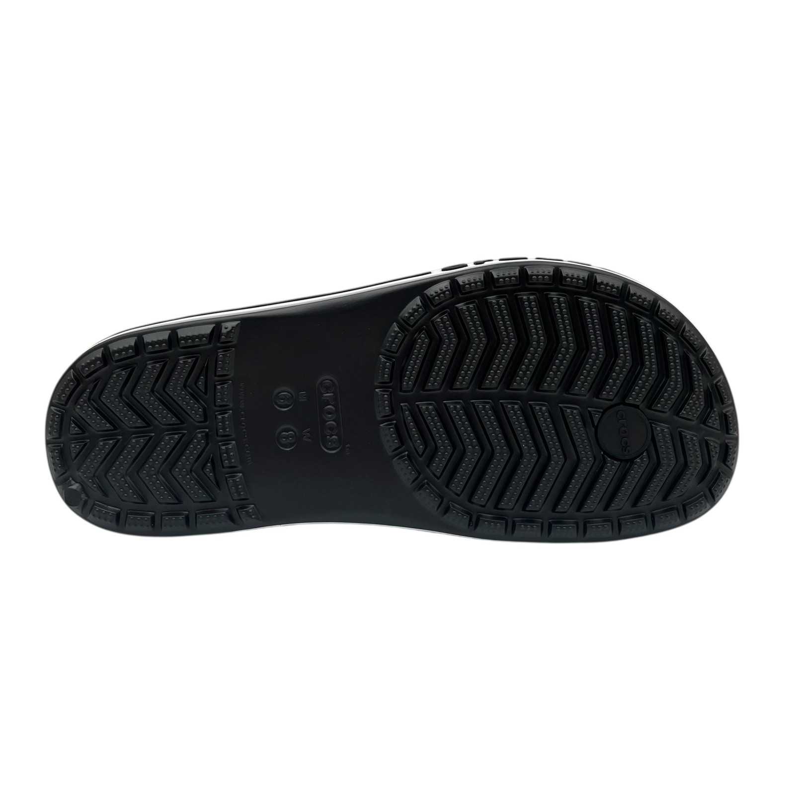 Crocs Bayaband Women’s Flip Flop Sandals Size 8 Black Water Friendly Lightweight