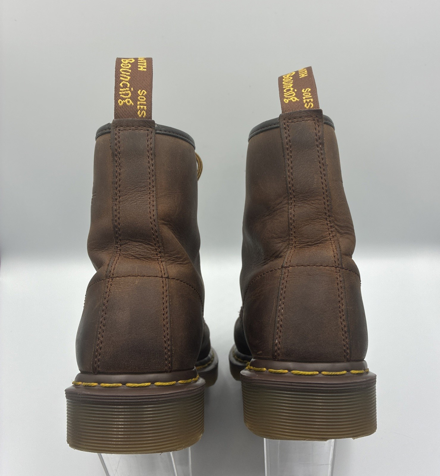 Dr. Martens 1460 Crazy Horse Brown Leather Boots Men’s Size 8 Women’s Size 9