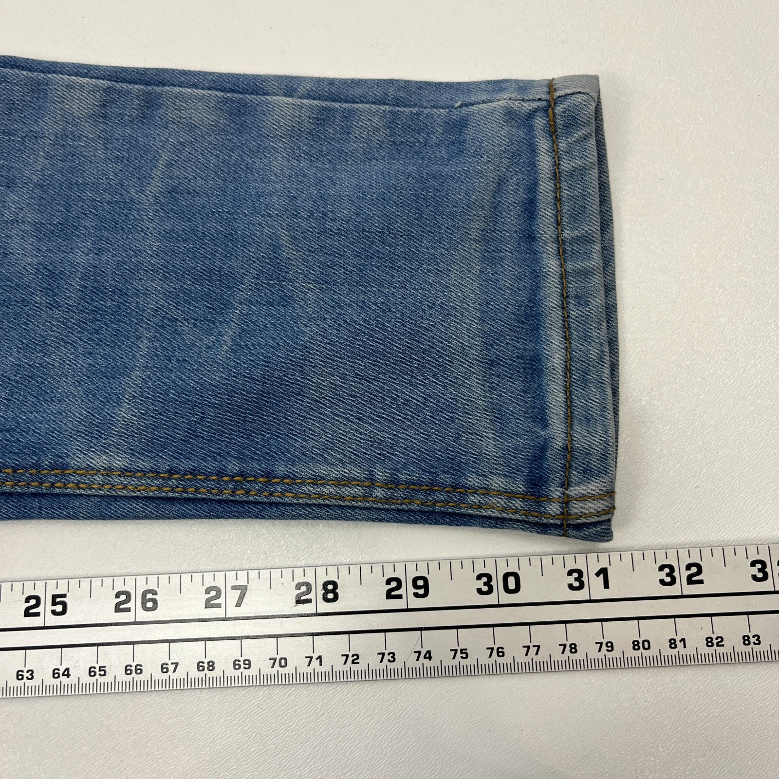 KSubi Jeans Van Winkle Exit Dust Blue Mens 30″ Skinny Fit Stretch Street