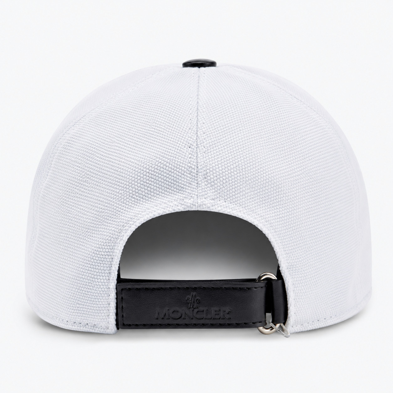 Moncler White Adjustable Baseball Cap Luxury Designer Casual Hat for Men & Women