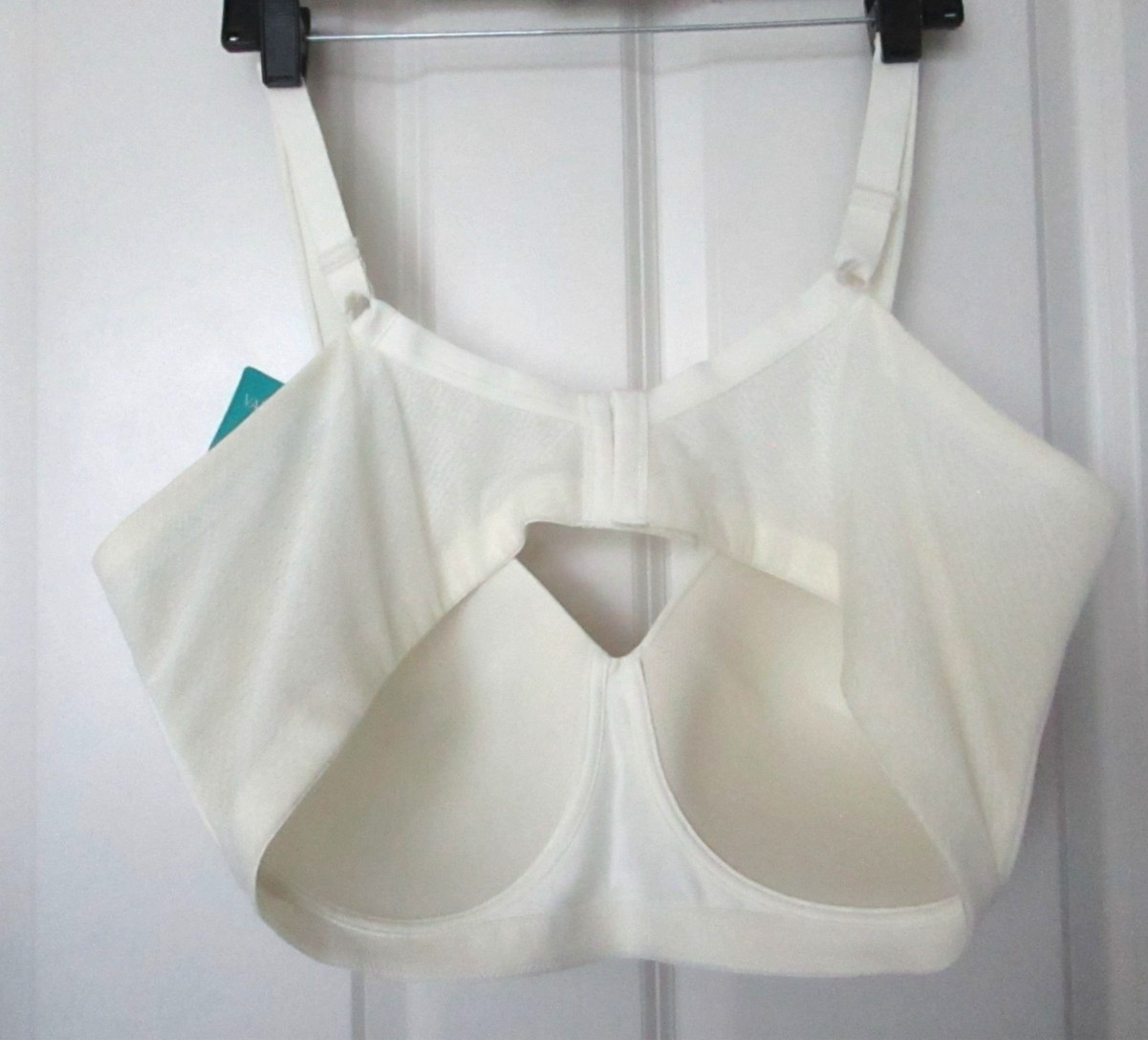 Vanity Fair 71265 Breathable Luxe Full Figure Wirefree Bra White 44D NEW