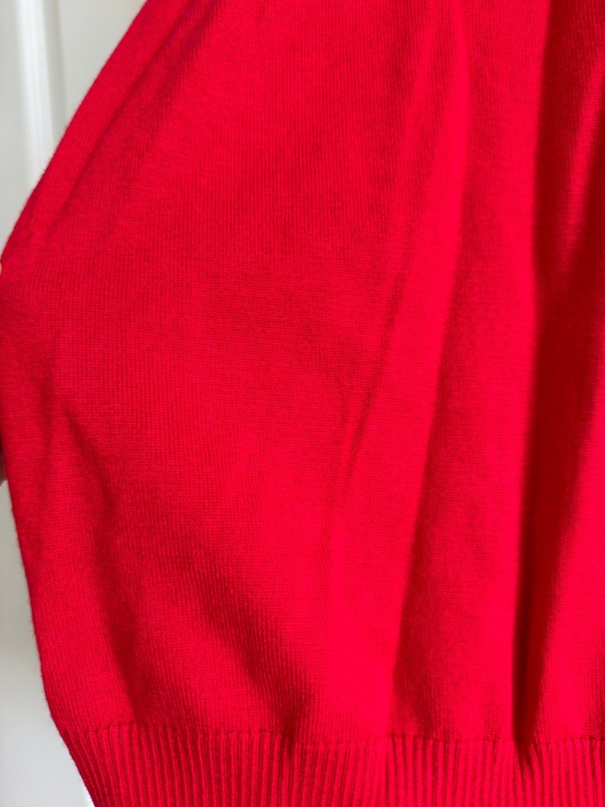 Massimo Dutti Men’s Cashmere Cotton Turtleneck Sweater Size M Red Golf Knit