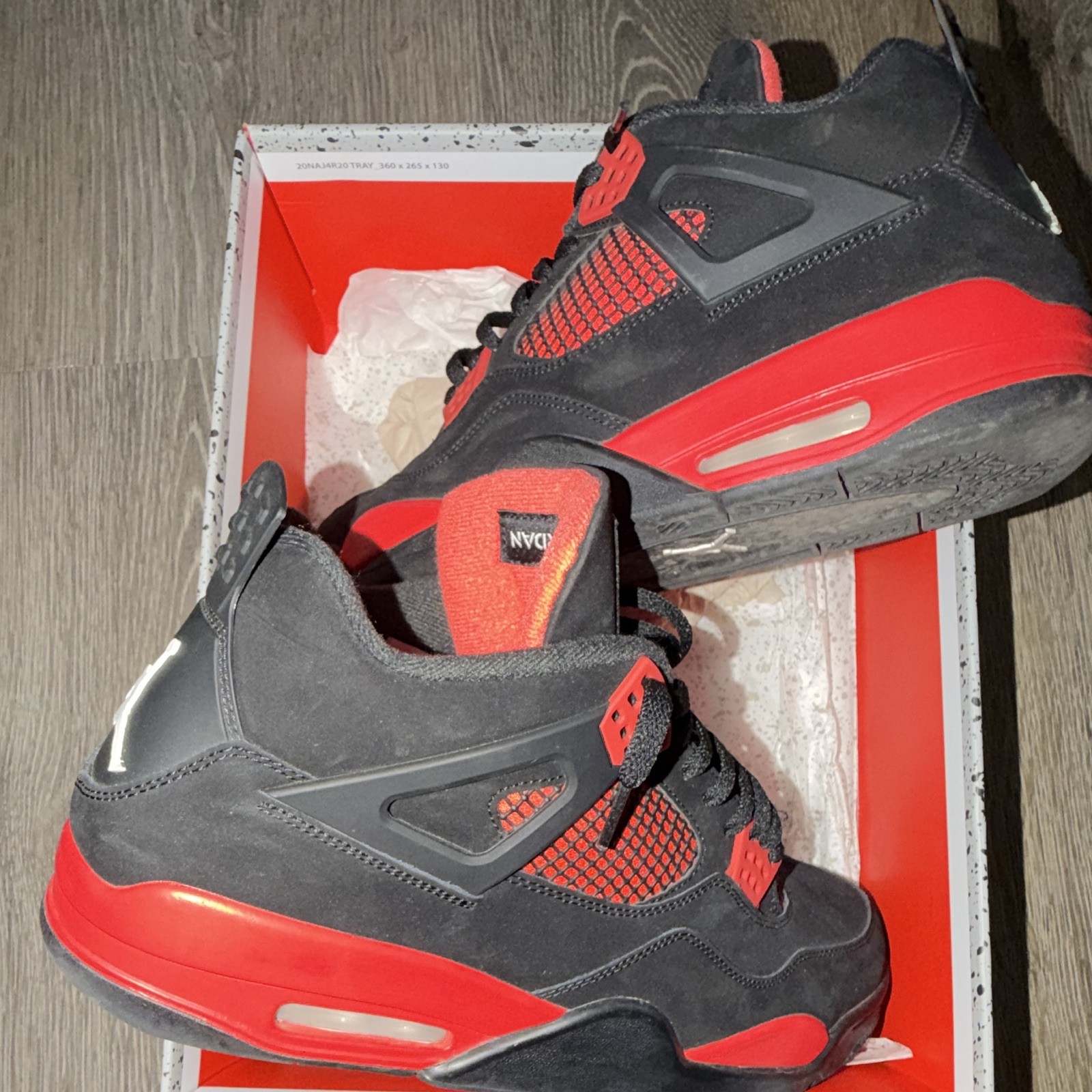 Jordan Air Jordan 4 Retro Black/Red “Red Thunder” CT8527-016 2022