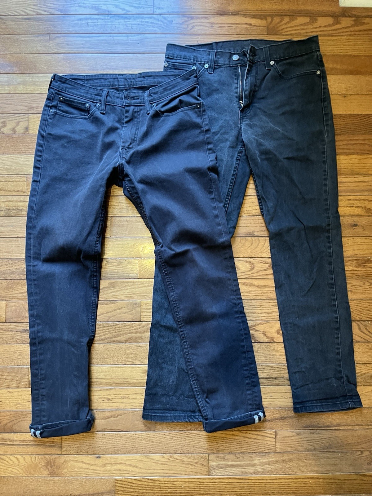 Men’s Levi’s 511 Black Slim Jeans Lot Commuter Sz 32