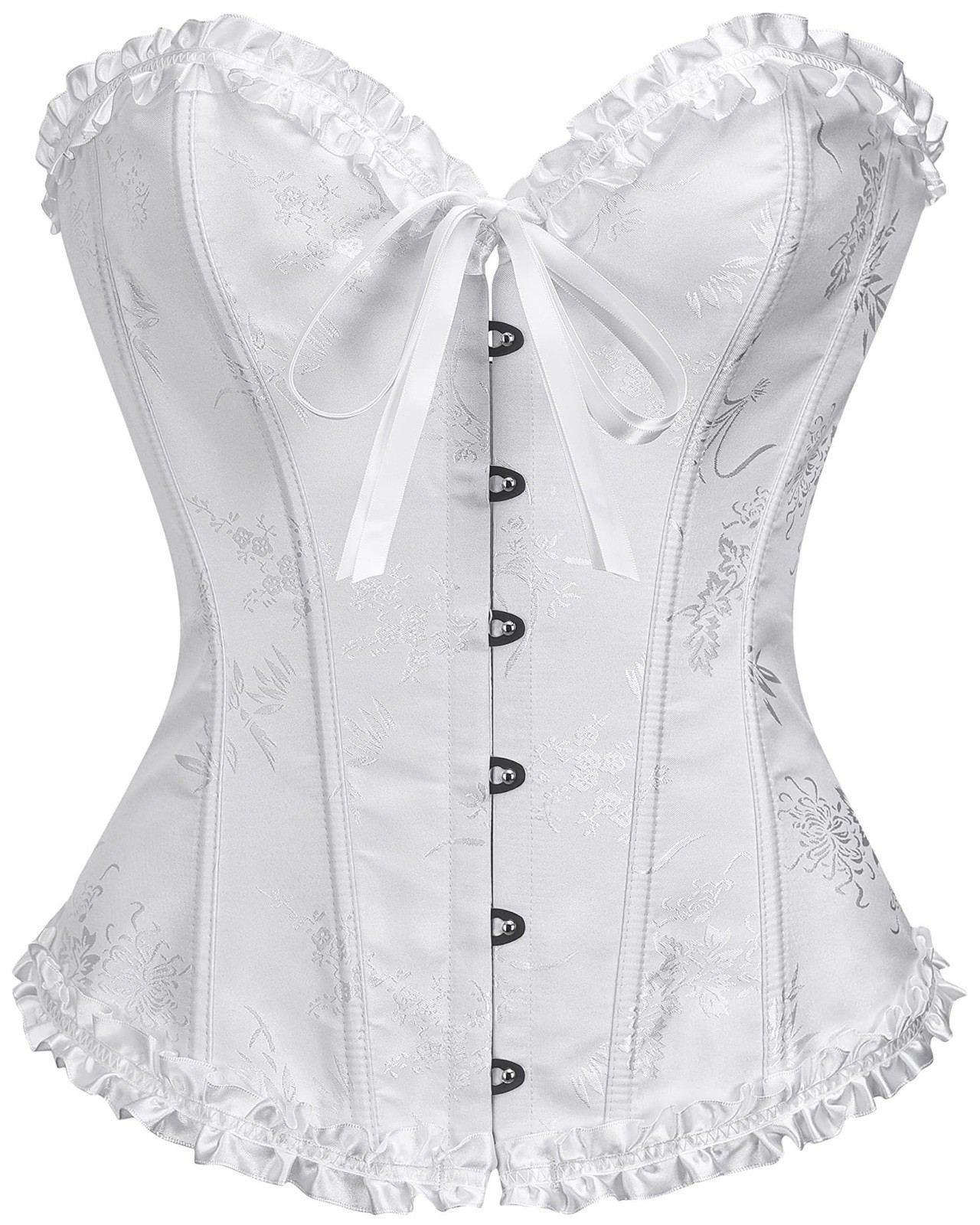 Adjustable Corset Women’s Size M Brilliant White Boned