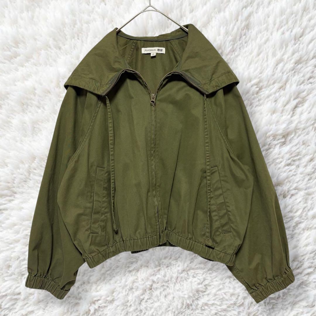 Rare UNIQLO x JW ANDERSON Blouson Green 100% Cotton M Spring