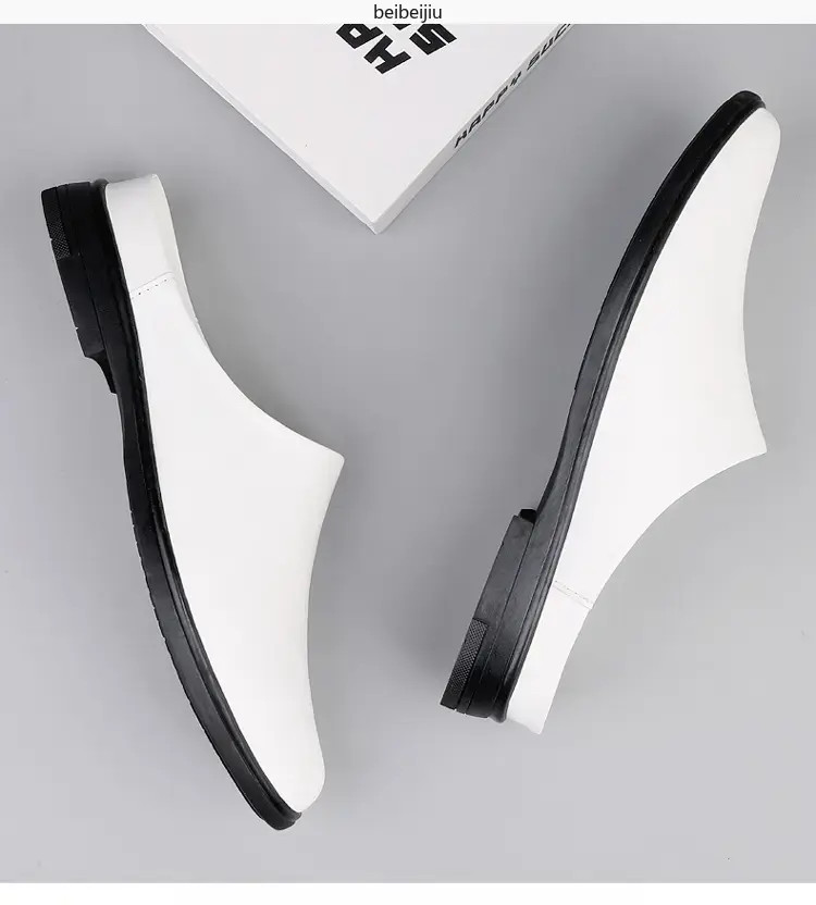 Men’s Flats Half Slippers Leather Casual Shoes Slip On Slides Mules Comfort Hot