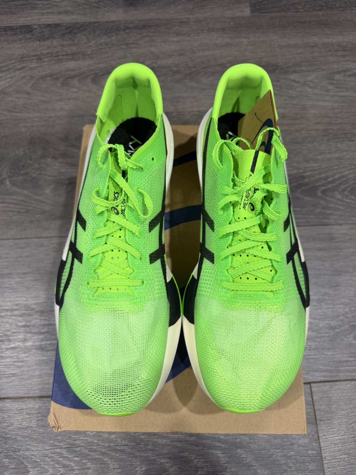 Mens Size 9.5 – ASICS Metaspeed Sky Tokyo Green Gecko New With Box
