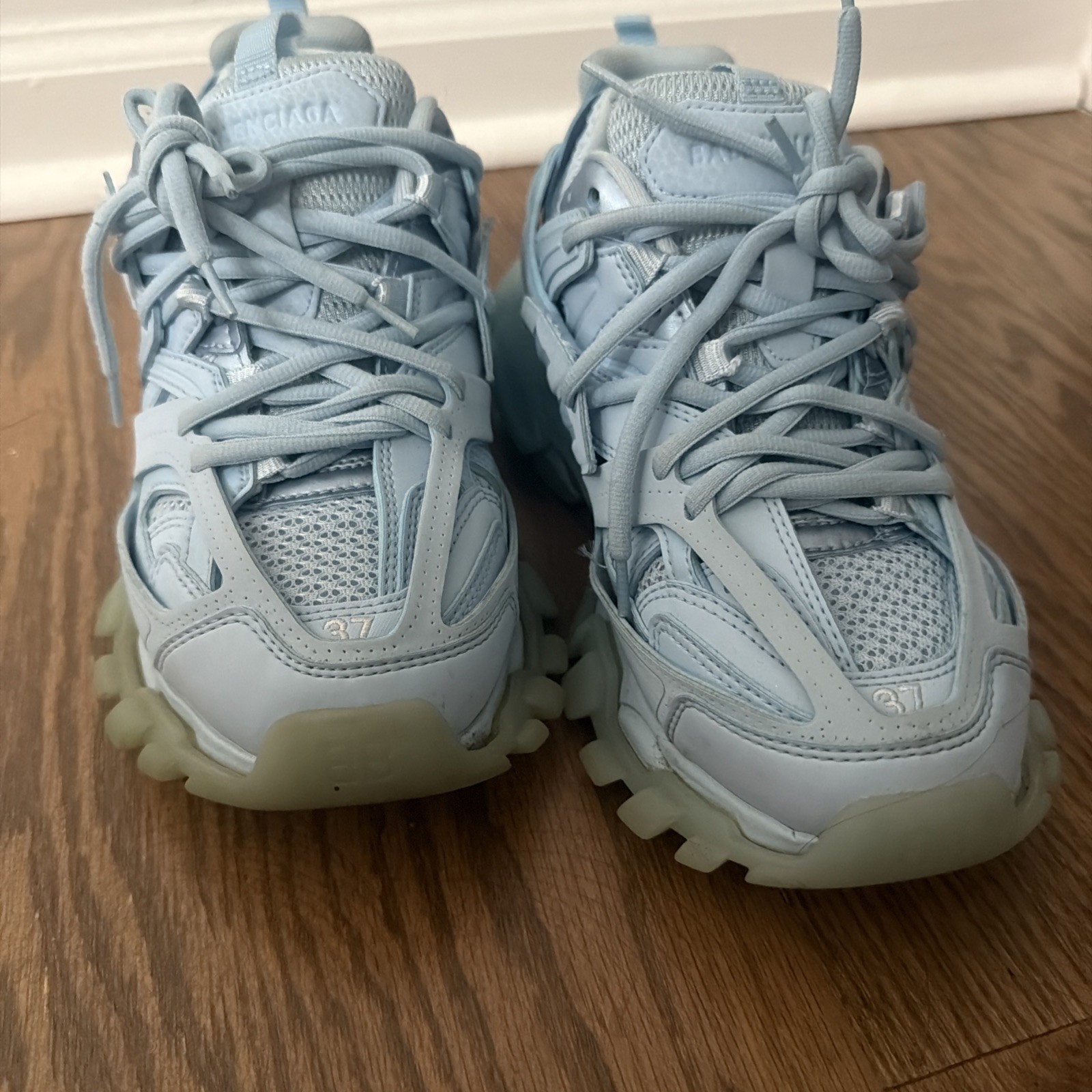 A slightly used pair of Balenciagas track shoes (Box included) Has receipt .