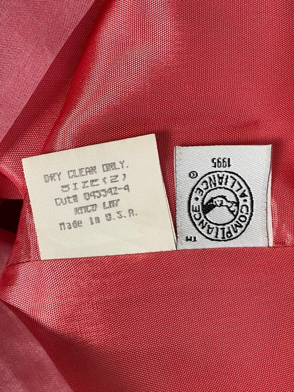 Vintage Y2K Laundry by Shelli Segal Pink silk floral embroidered midi dress XS