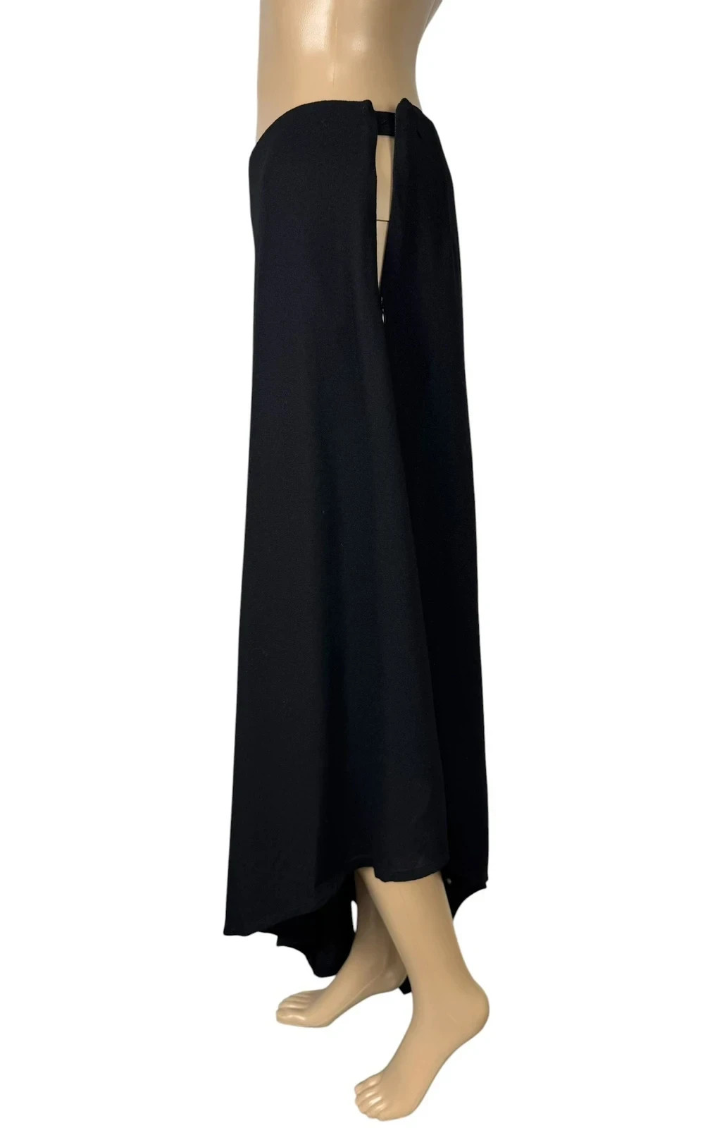 Ann Demeulemeester Asymmetrical Maxi Skirt Wool size 38