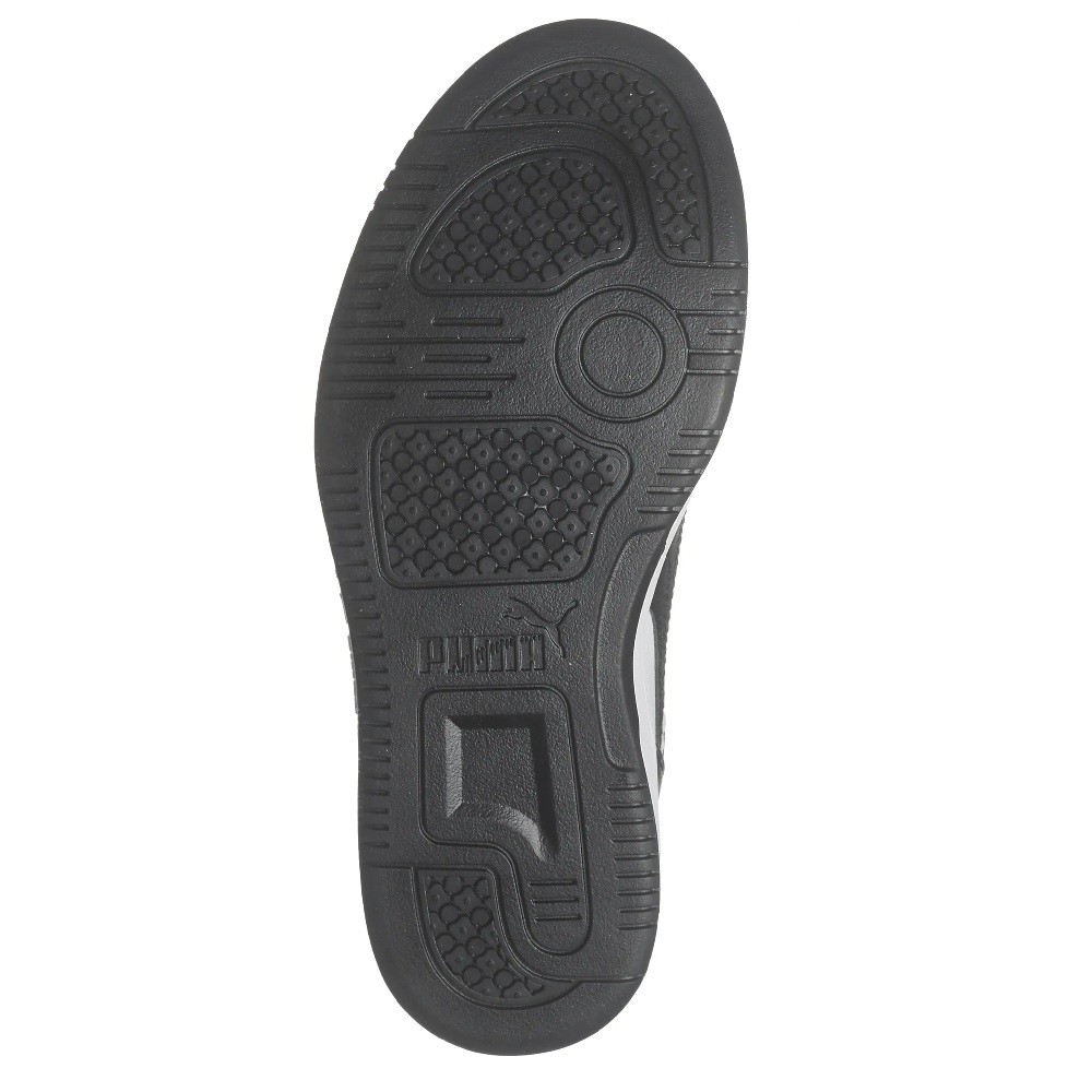 Little Kid’s Puma Rebound Layup AOP Splat V PS Blk-Wht-Gray (407814 01)