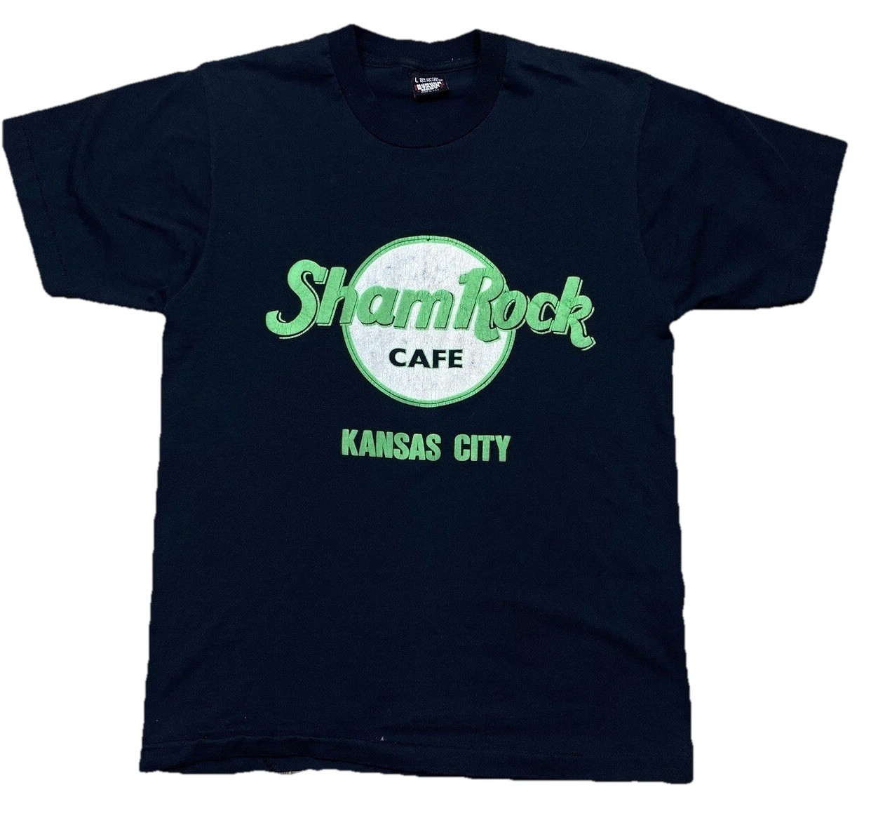 Vintage T Shirt ShamRock Cafe T-Shirt Mens Medium Kansas City Single Stitch 90’s