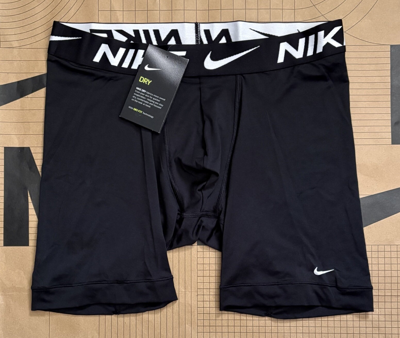 Nike Pro DRI-FIT 8″ LONG Boxer Brief Compression Shorts Men’s S M L XL NWT