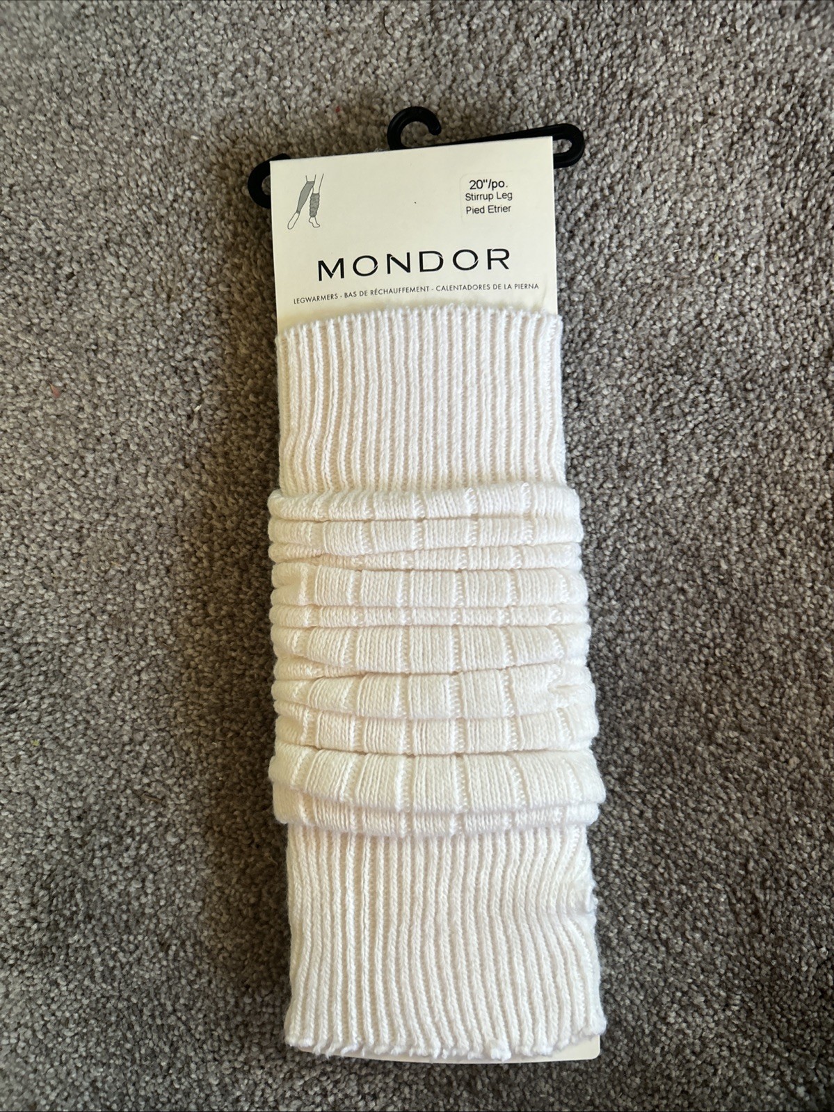 Mondor Leg-warmers footless 56 White (one Size Fits All) 255 Brand New Tags⛸️