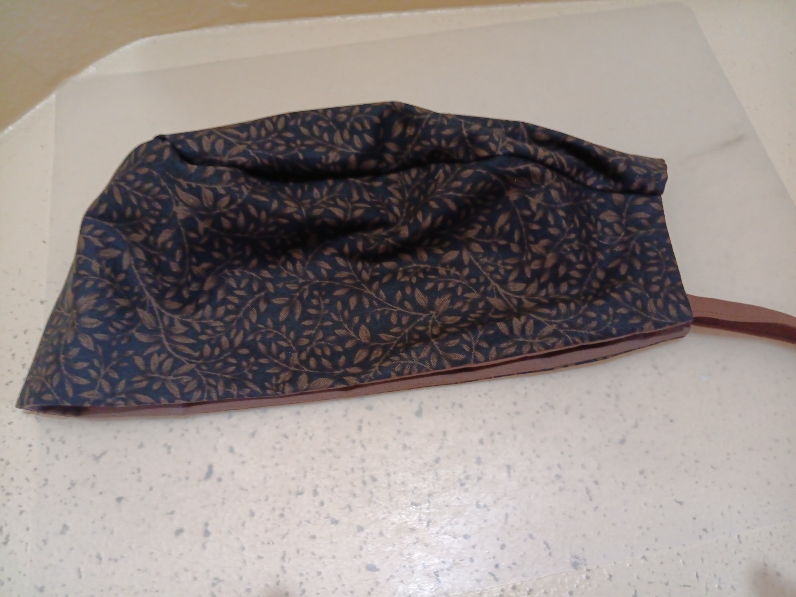 Autumn Vines Men’s Skull/Chemo Surgical Scrub Hat/Cap Handmade