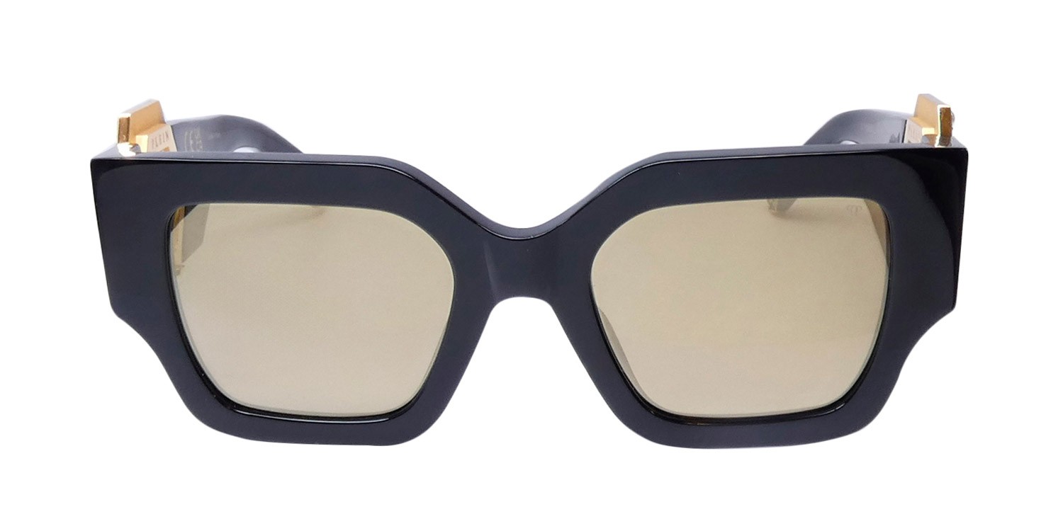 NEW PHILIPP PLEIN SPP103S PLEIN JEWEL SUNGLASSES PLASTIC BLACK WOMENS ITALY