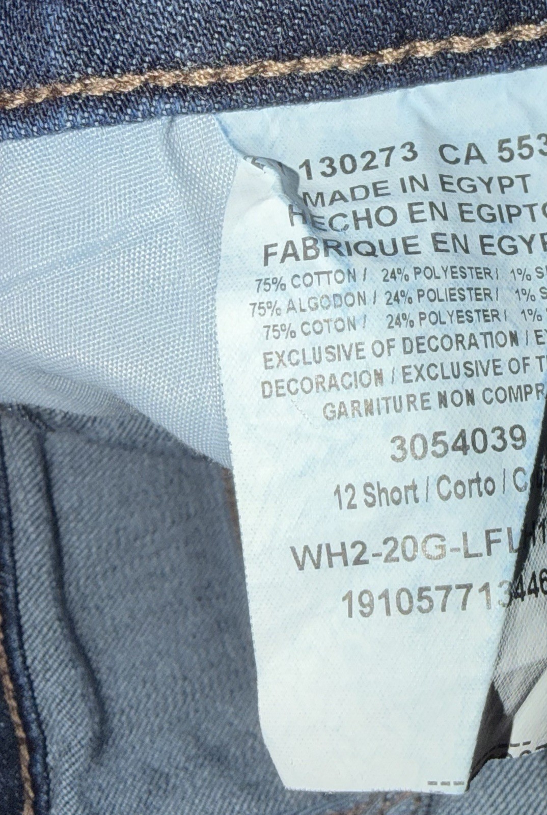 Lee Relaxed Fit Straight Leg Mid Rise Dark Wash Denim Jeans 12 Short