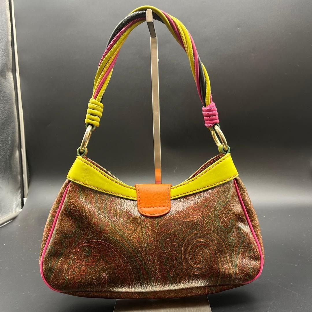 ETRO Pegasus One Shoulder Bag 7.8 in