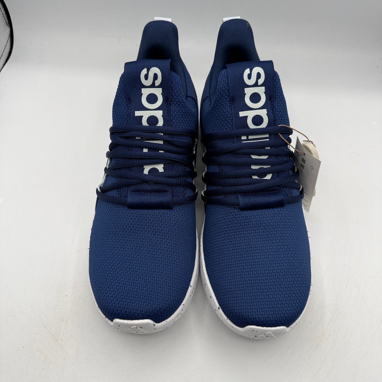 Adidas Lite Racer Adapt 7.0 Mens Sneakers 9.5 Navy Blue Speckle JS0047