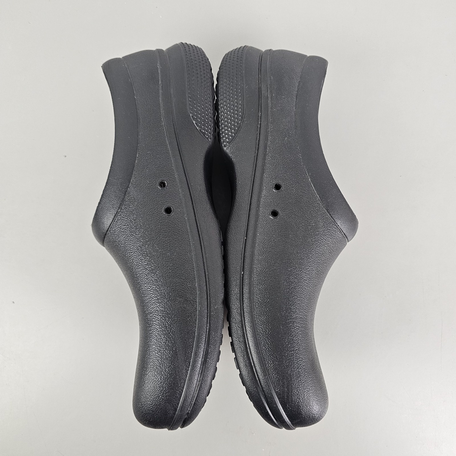 Crocs At Work On the Clock Literide Slip On Safety Shoes Black Mens Size 11