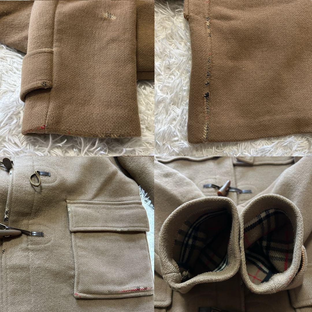 Burberry London Duffle Coat British Wool Nova Check