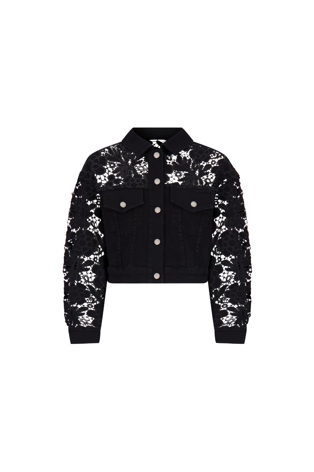 Celeste Jean Jacket Black THE NOLI SHOP