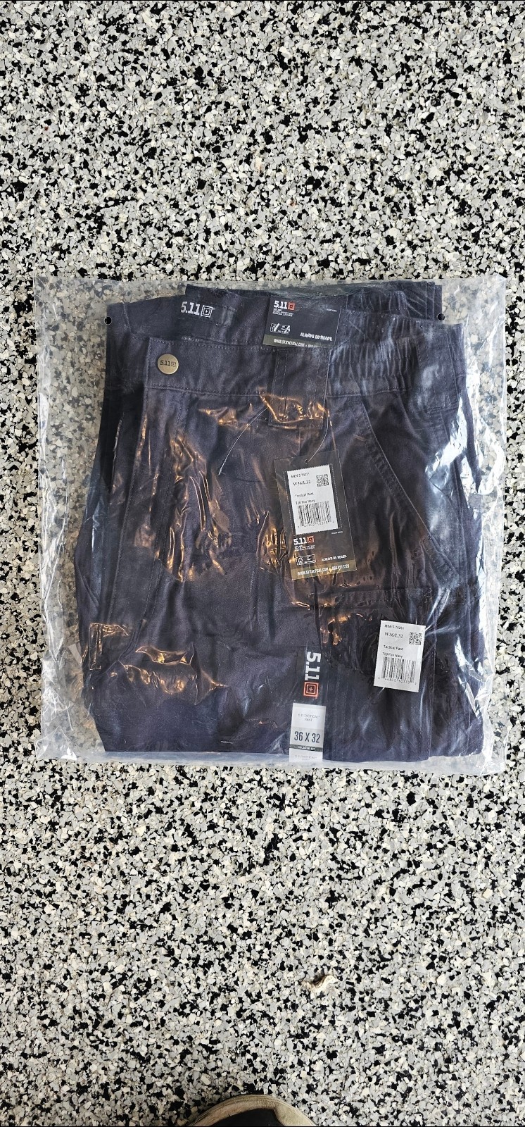 5.11 Tactical Men’s Navy Blue Cargo Pants Style 74251, Size 36×30