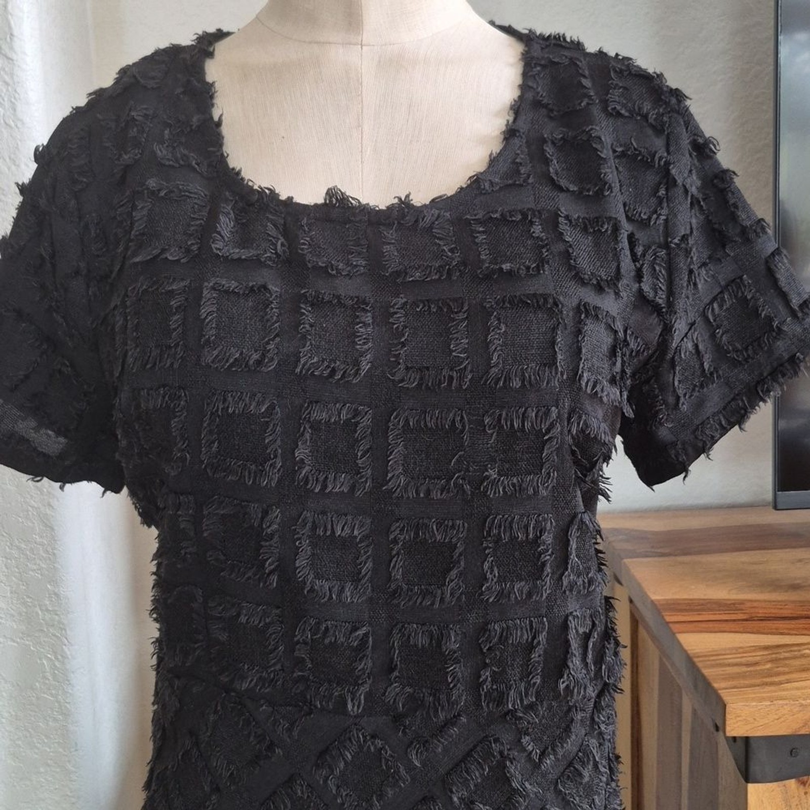 Cubism Los Angeles, Square & Diamond, Eyelash Design, dress with pockets