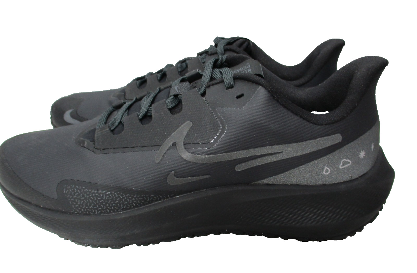 Nike Air Zoom Pegasus 39 Shield Mens Sz 11.5 Black Athletic Shoes DO7625 001
