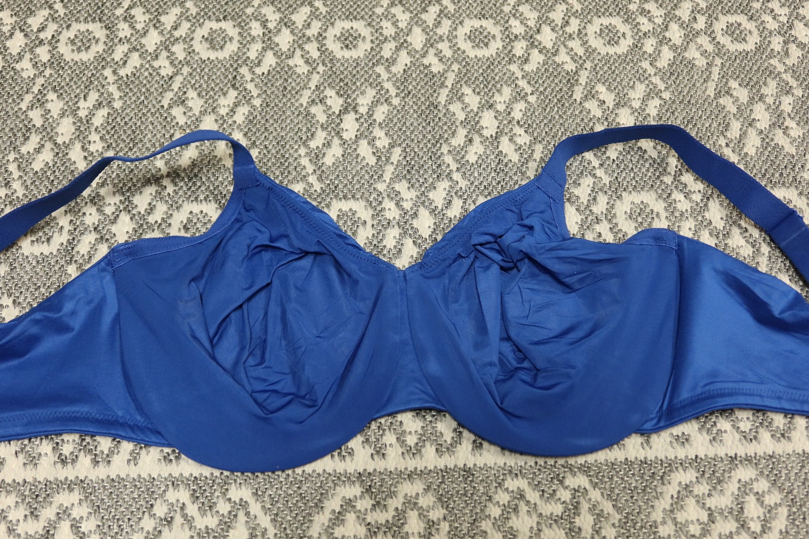 New Wacoal Perfect Primer Full Figure Underwire Bra – Size 34H – Blue – 855213
