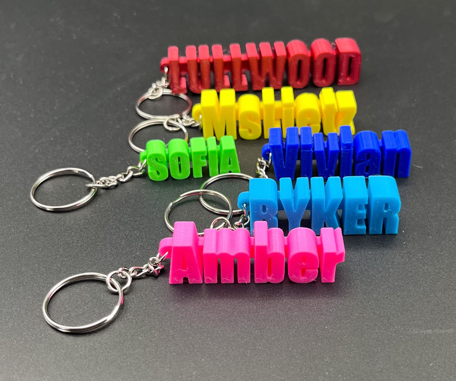 Personalized name Keychain, Custom Name Gift, stocking stuffer, Backpack, Tag