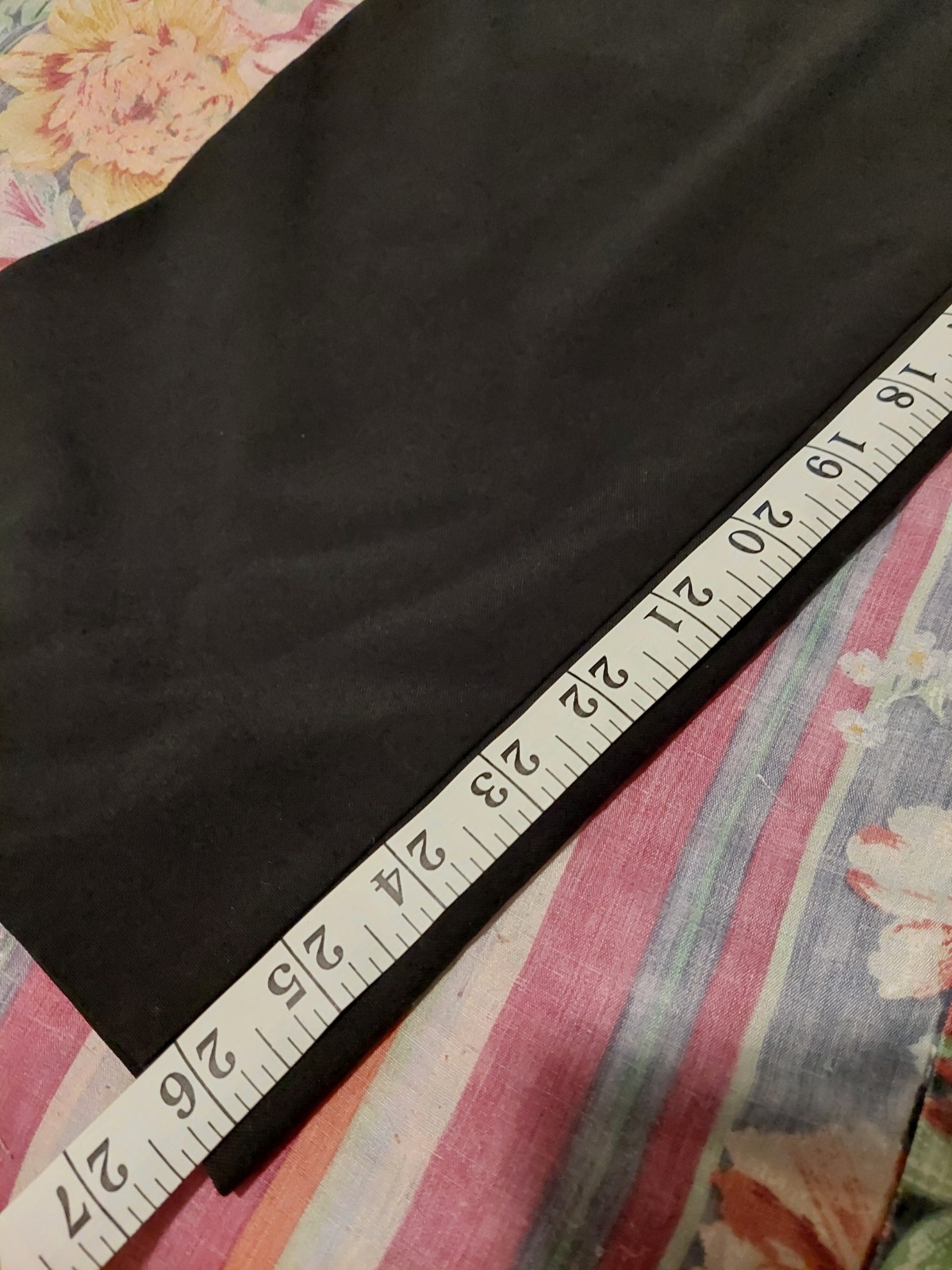 Cat & Jack Black Flat Front Dress Pants 16 Regular 28in Waist Cotton Blend