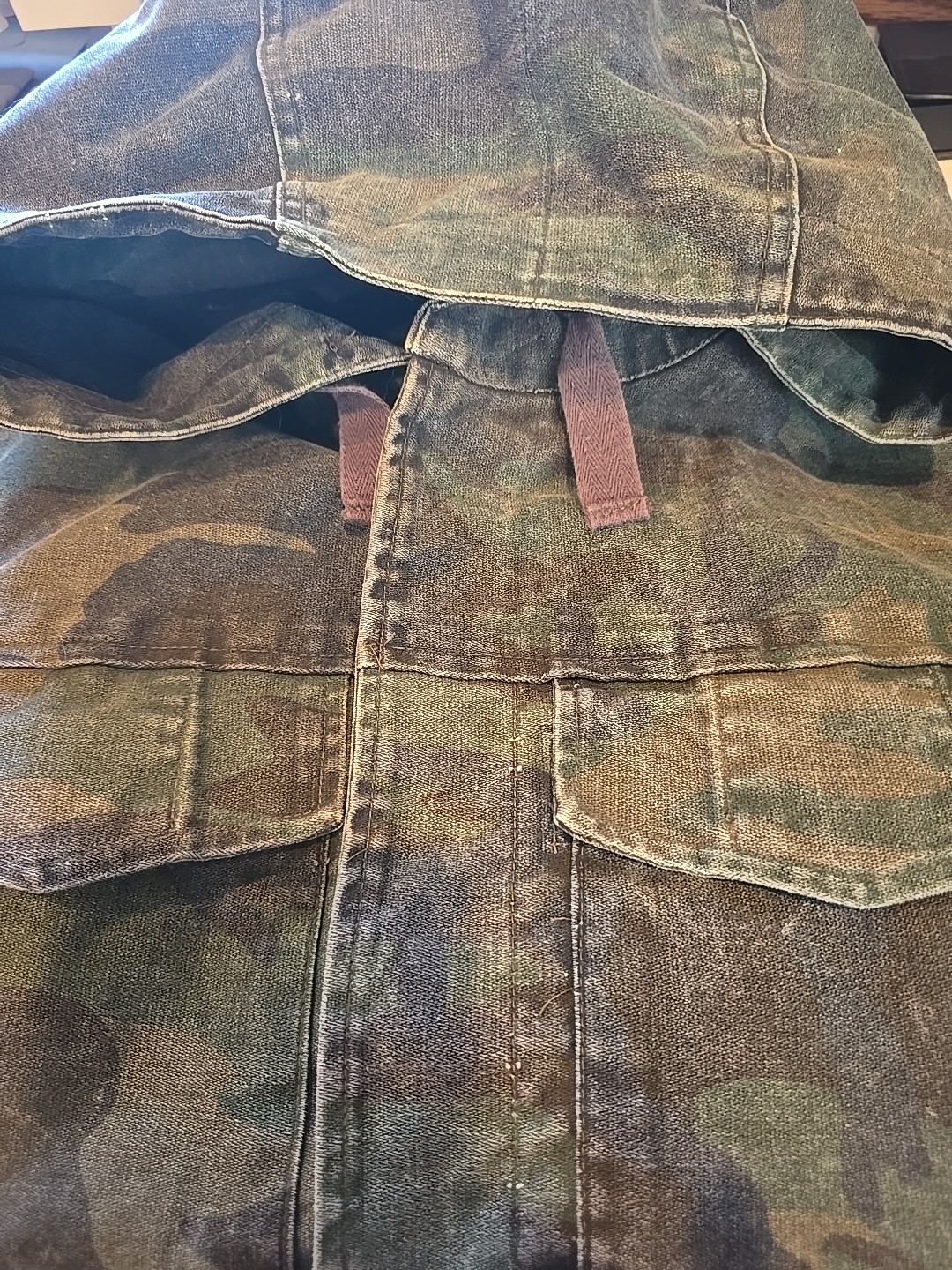 Vintage Mil-Tec Sturm Heavy Multi Camo Hoodie Jacket Size XL Military Germany?