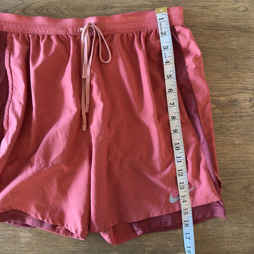 Nike Men’s Flex Stride 7” 2 in 1 Running Gym Workout Shorts-Salmon Colorway Sz M