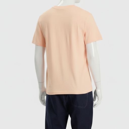 A.P.C. Men’s Pink VPC Logo Cotton T-Shirt Tee Size S