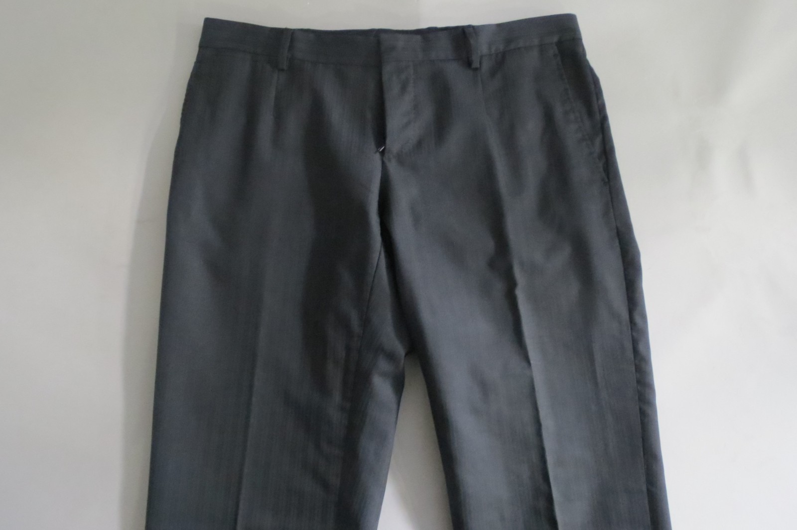 Dolce Gabbana Made in Italy Model-Regular Double Tonal black slim cut suit 40 R