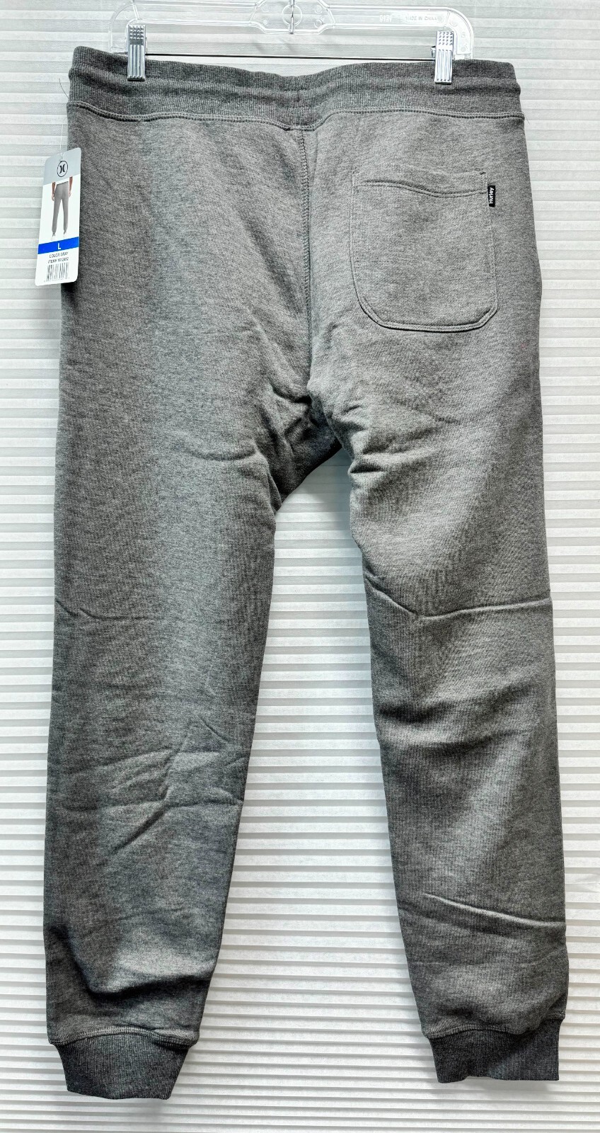 HURLEY Mens Tapered Cuff Joggers | 3 Pockets | Lightweight | NWT