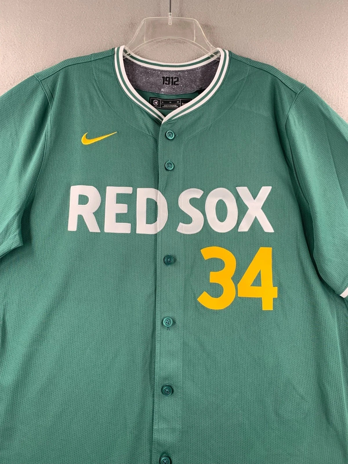 Nike David Ortiz City Connect Boston Red Sox Limited Jersey Mens Green Monster