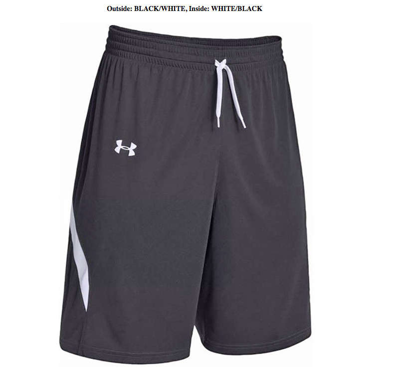Under Armour Womens Clutch Reversible Basketball Shorts S, M, L, XL, 2XL gym