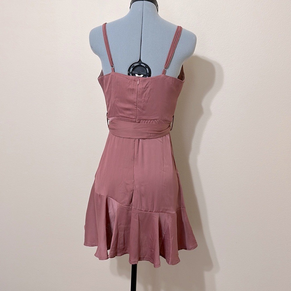 Princess Polly Watermelon Champagne Mini Elegant Dress, Size US 4