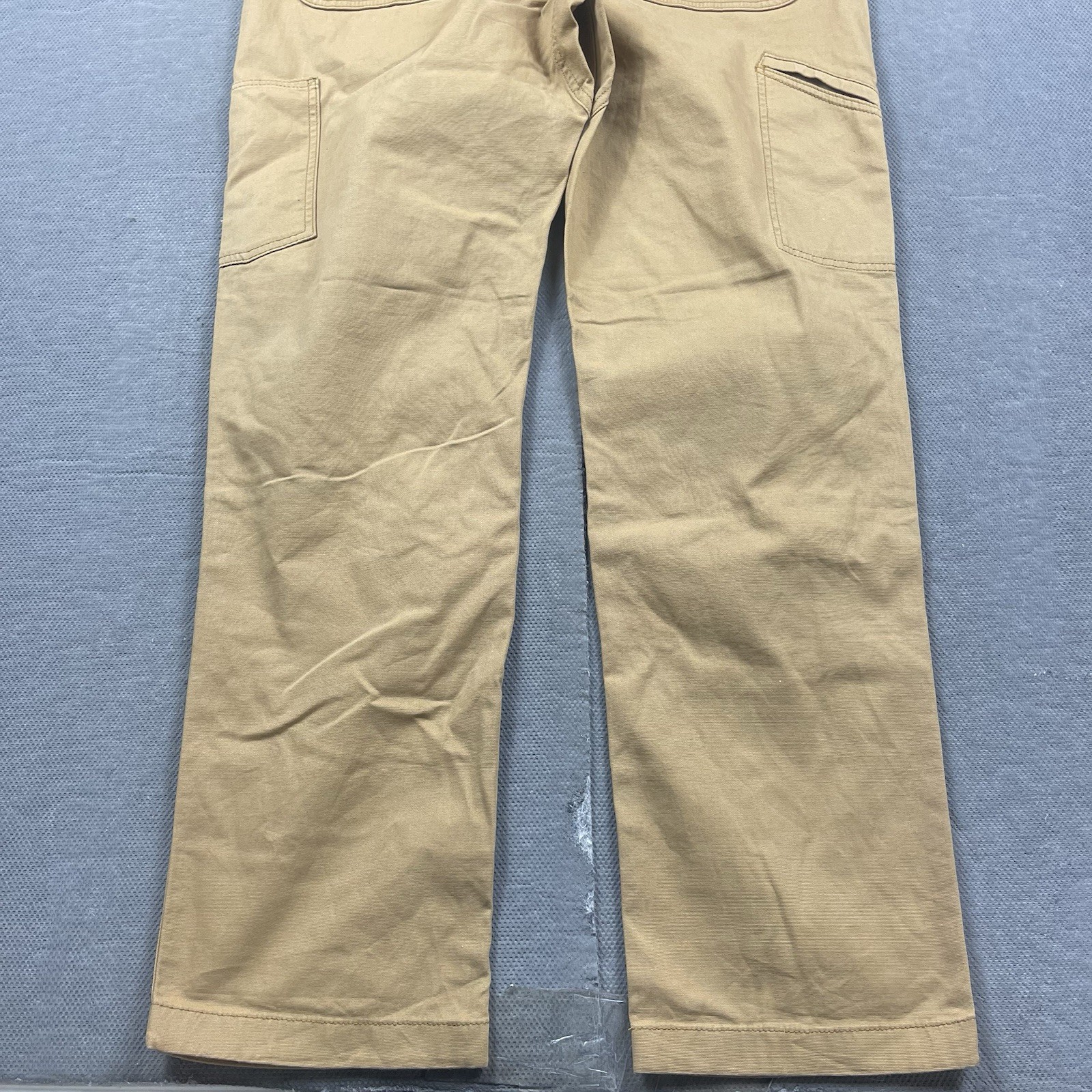 Carhartt Rugged Flex Double Front Pants Mens 36×32 Brown Duck Canvas 102802-918