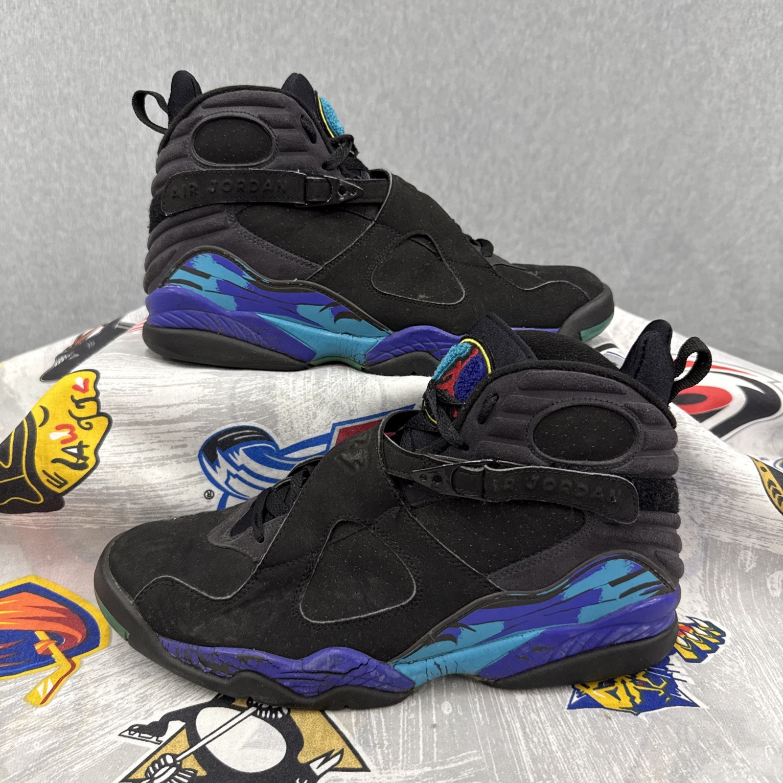Air Jordan 8 Retro 2007 Aqua Men’s Size 11.5 (305381-041)