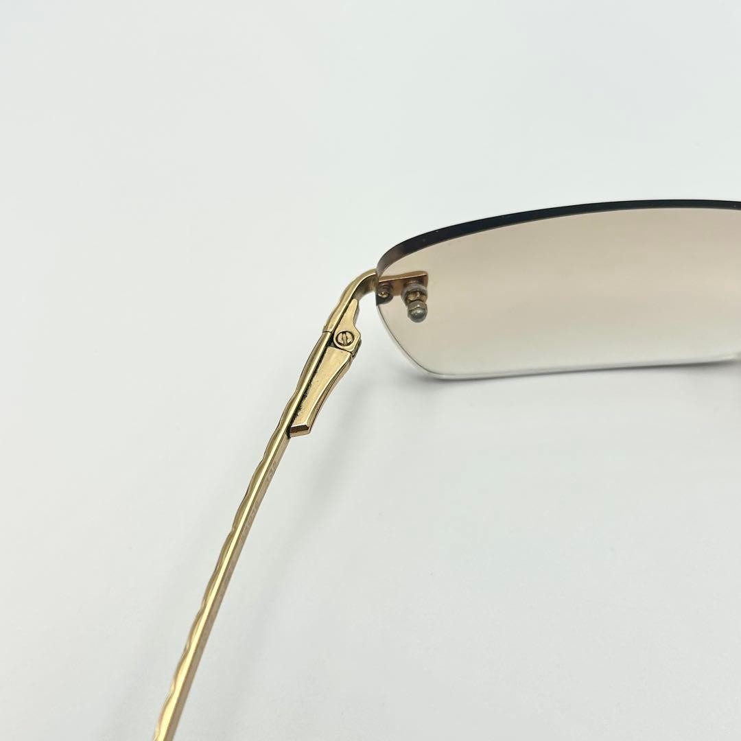CHANEL 2072 Matelassé Sunglasses Rimless Two-Point Design lightweight appearance
